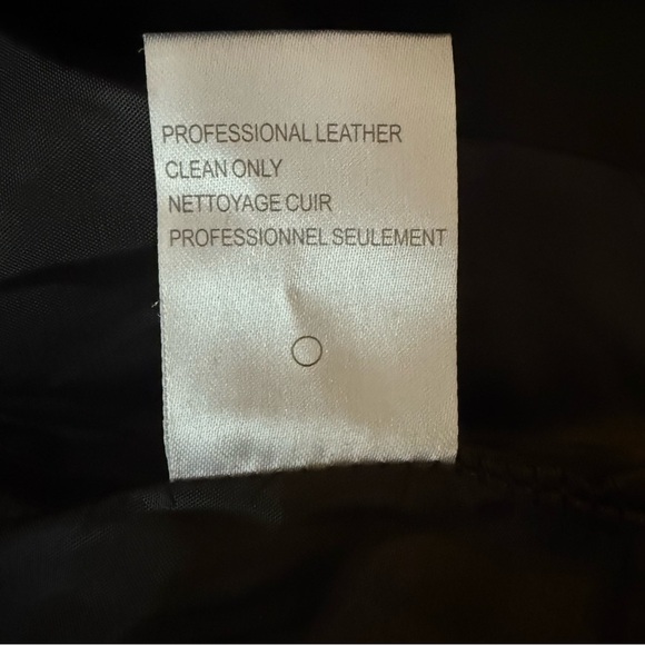 BB Dakota Plus Size Black Leather Skirt - Picture 6 of 6